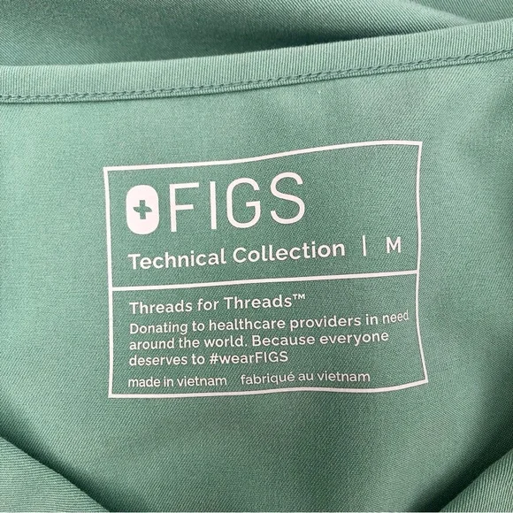 FIGS Limited Edition Jade Scrub Casma Top M/Yola Skinny Pant S - Picture 6 of 16